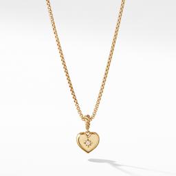 David Yurman Compass Heart Pendant in 18k Yellow Gold with Diamonds 0