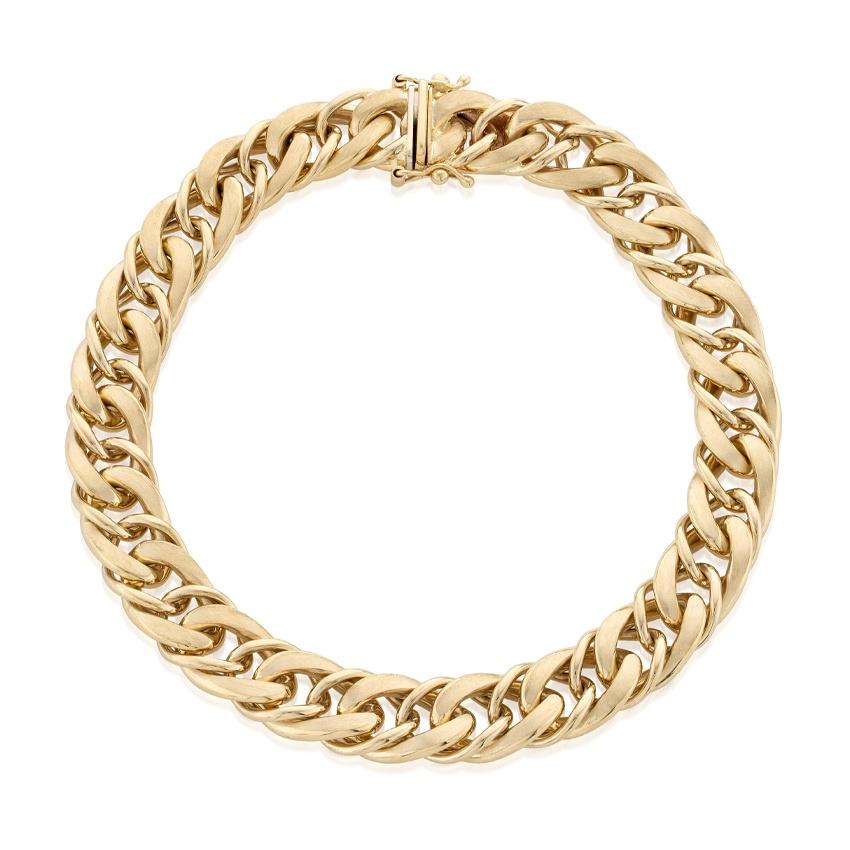 Thick and Thin Curb Link Bracelet 0
