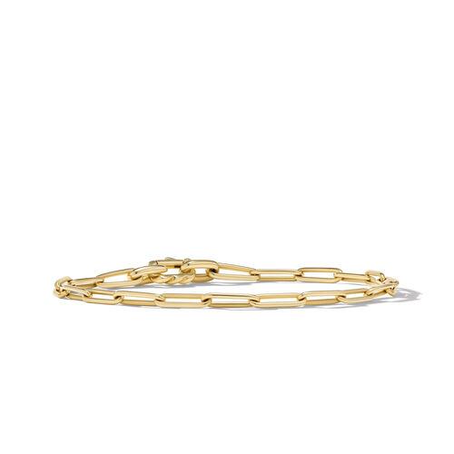 David Yurman Mens Chain Link Bracelet in 18K Yellow Gold 0