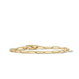 David Yurman Mens Chain Link Bracelet in 18K Yellow Gold 0
