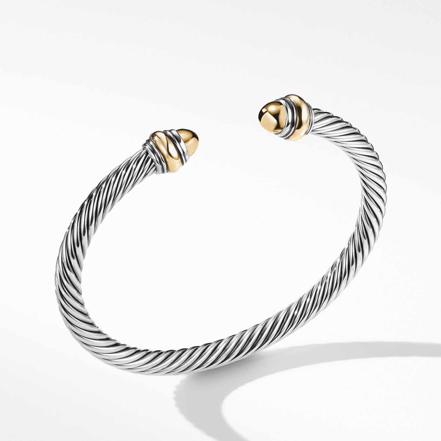 David Yurman Cable Classic Bracelet with Gold 0