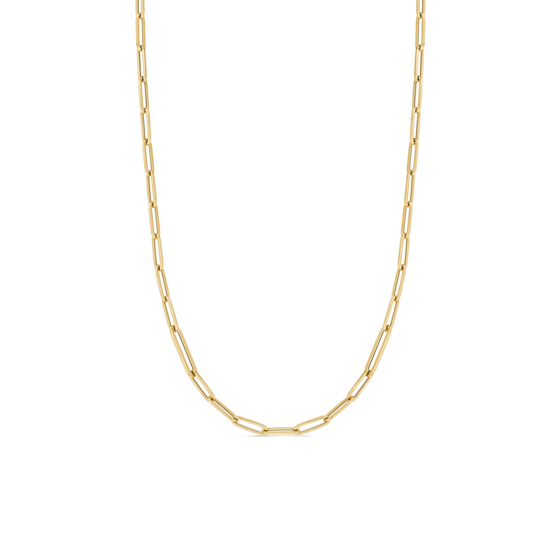 Roberto Coin 18k Paperclip 15mm Link Chain Necklace 0