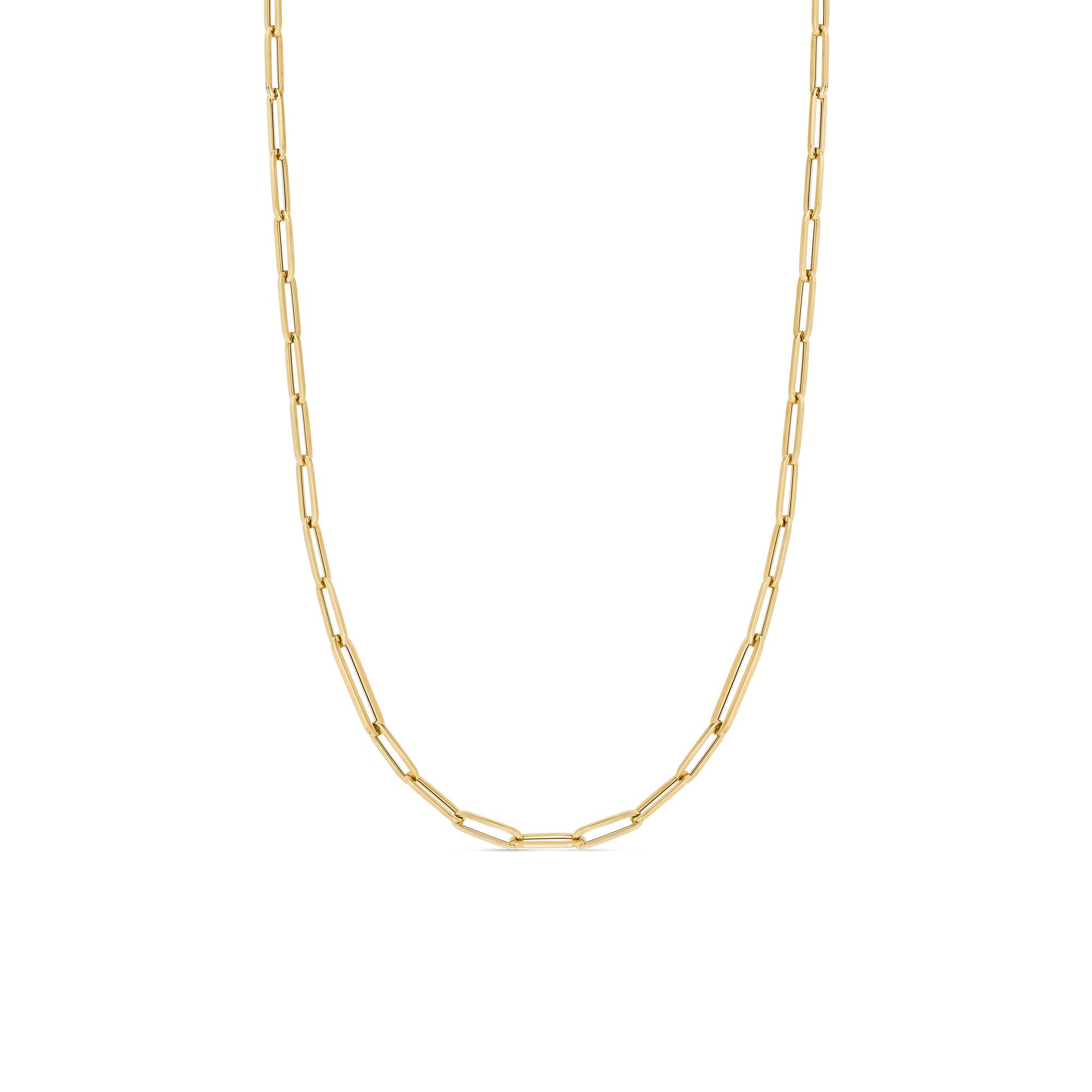 Roberto Coin 18k Paperclip 15mm Link Chain Necklace 0