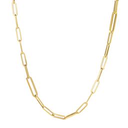 Roberto Coin 18k Yellow Gold 34" Paperclip Link Chain Necklace 0