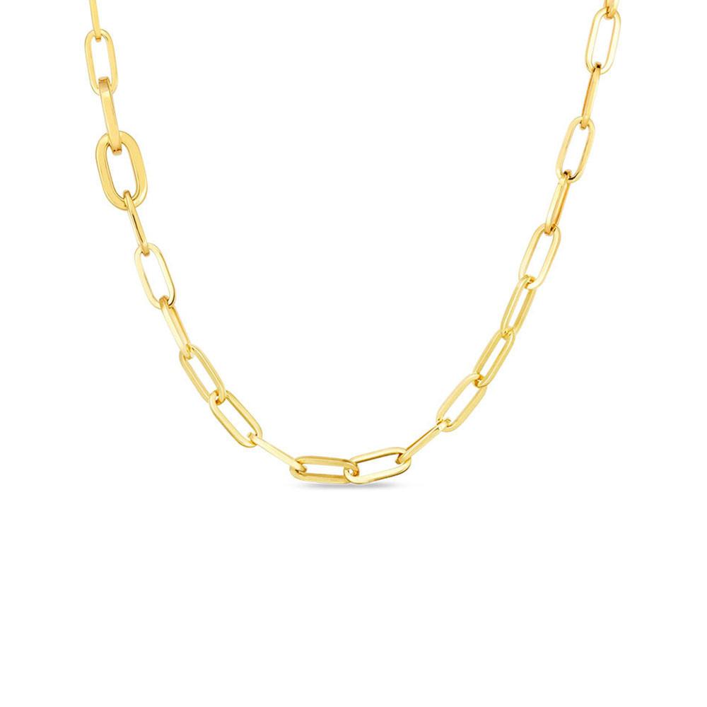 Roberto Coin 18K Oro Classic Chain Link Necklace 0