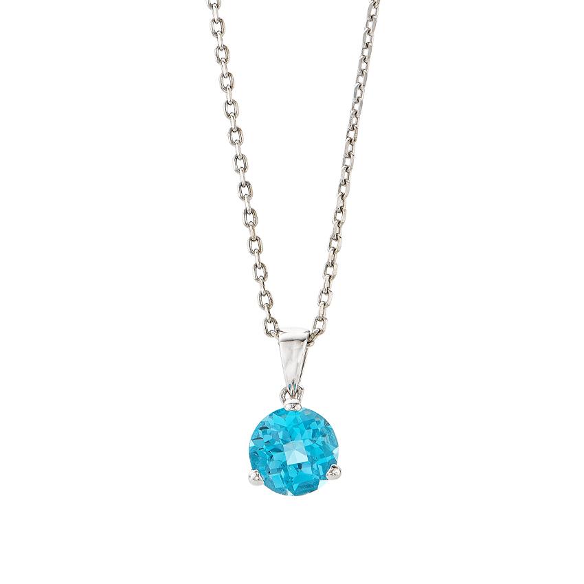 Sterling Silver Solitaire Necklace Collection 0