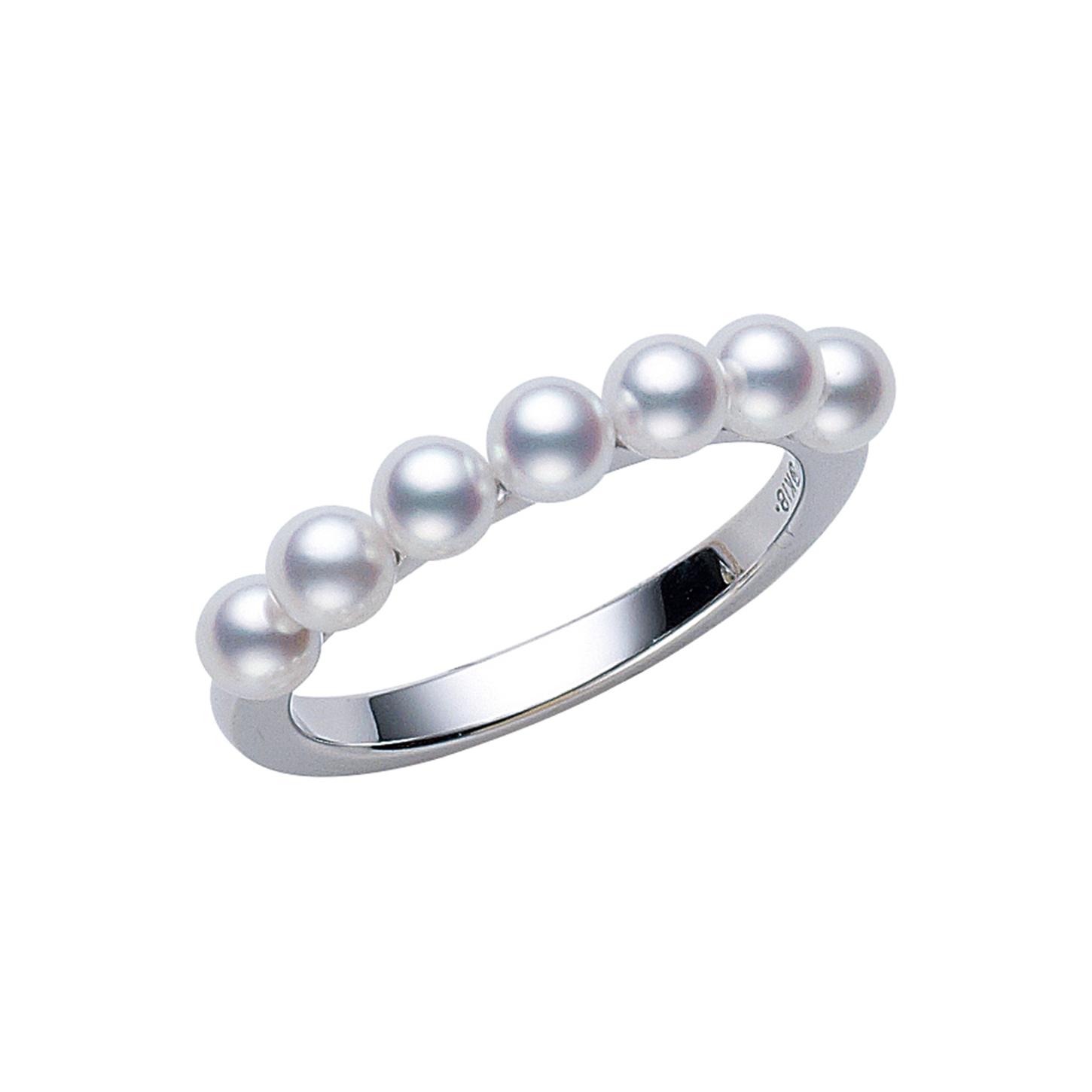 Mikimoto 3.5mm "A+" Pearl Ring 0