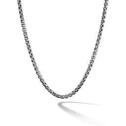 David Yurman Mens Box Chain Necklace in Sterling Silver, 4.8mm 0