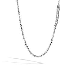 John Hardy Gents Sterling Silver Classic Box Chain Necklace 0
