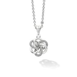 Lagos Love Knot Small Sterling Siler Pendant Necklace 1