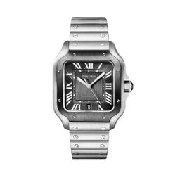 Santos de Cartier Watch with Gray Dial, 40mm 0