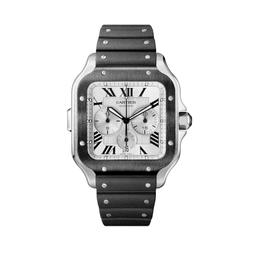 Santos de Cartier Chronograph Watch, size extra large 7
