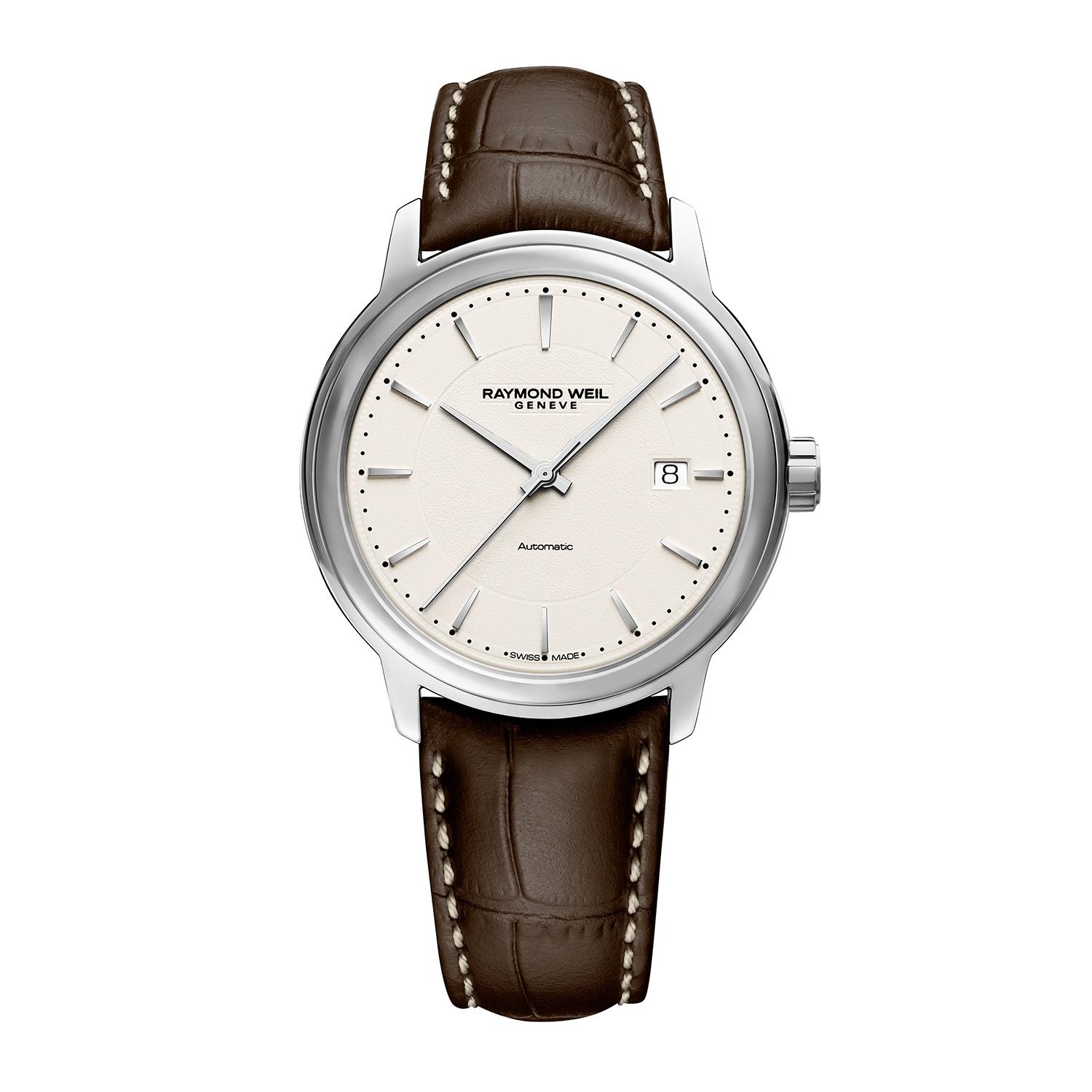 Raymond Weil Maestro Men's Classic  Brown Leather Watch 0