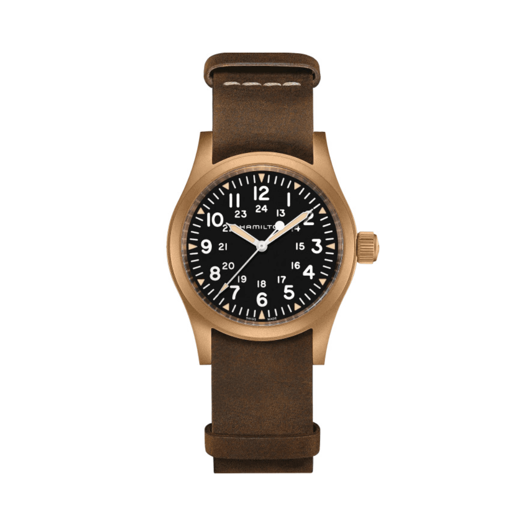 Hamilton Khaki Field Mechanical Bronze Watch 4