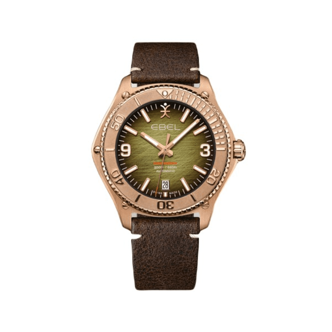 Ebel Discovery Bronze Watch with Green Dial 1