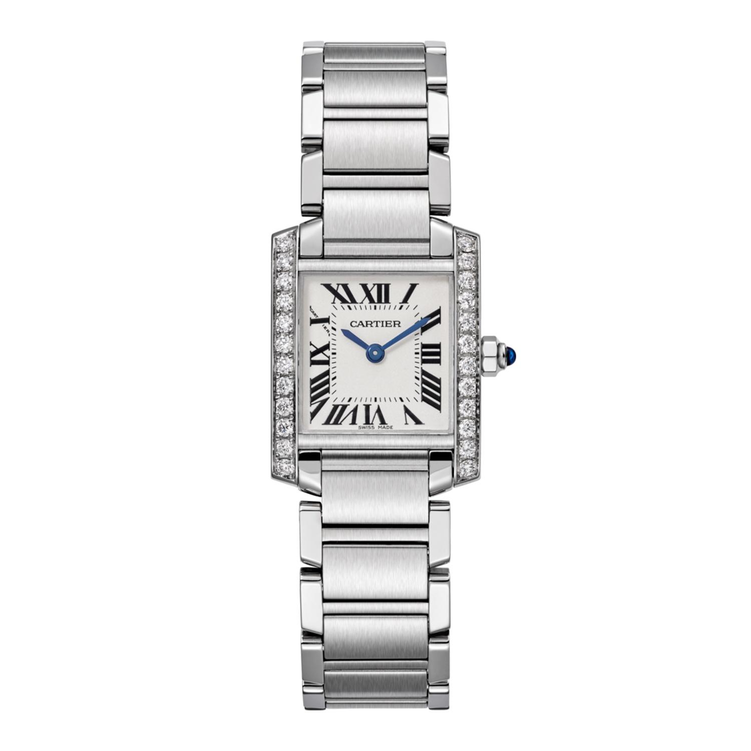 Cartier Tank Francaise Watch with Diamonds, Small 0