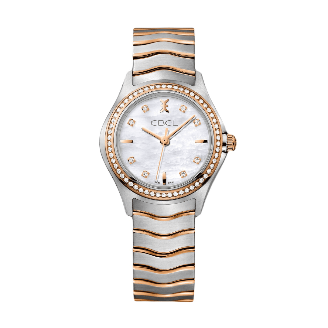 Ebel Wave Ladies Watch in Rose Gold with Diamond Case 1