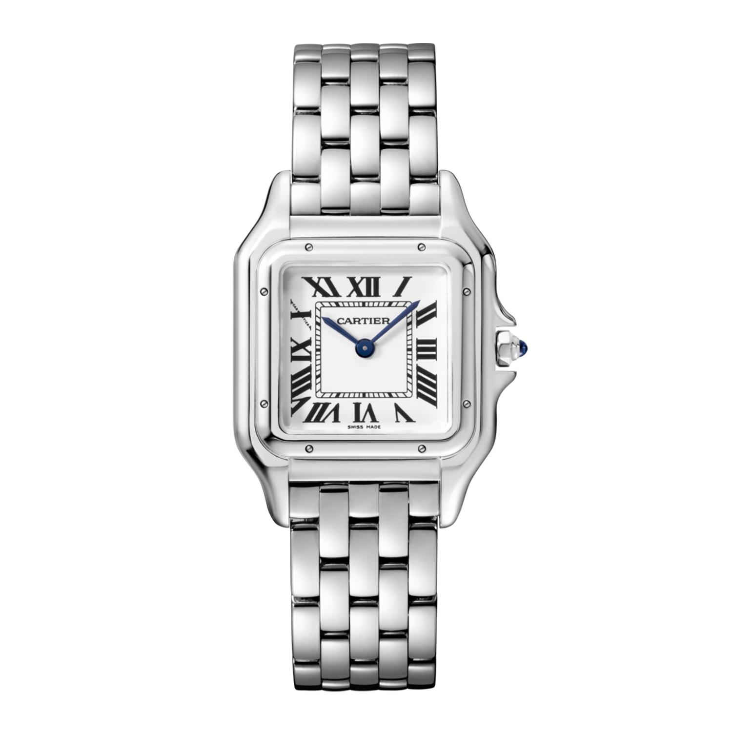 Panthere De Cartier Watch with Stainless Steel Case 0