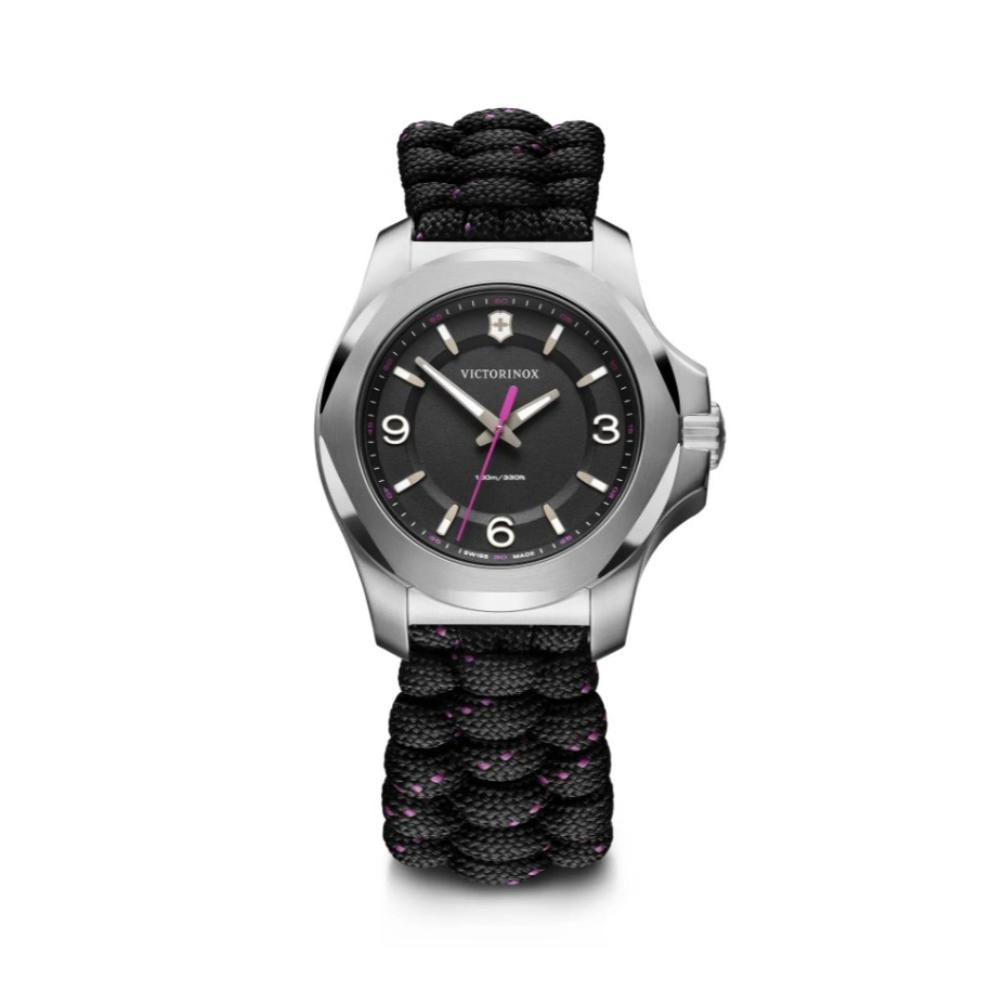 Victorinox Swiss Army I.N.O.X. V Ladies Timepiece, Black and Black 0