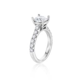White Gold Semi-Mount Diamond Engagement Ring 1