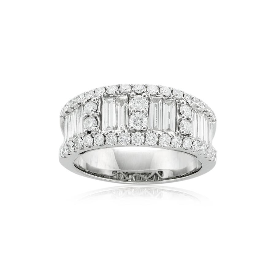 1.91 CTW Baguette and Round Diamond Fashion Band