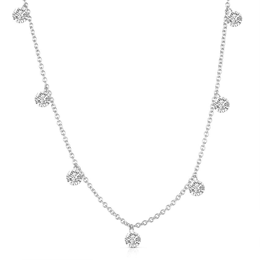 Diamond Multi Drop Necklace_2