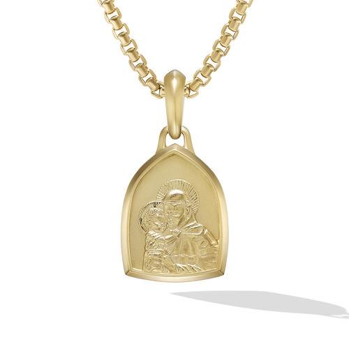 David Yurman St. Anthony Amulet in 18K Yellow Gold