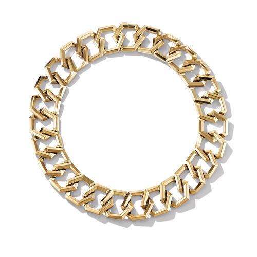 David Yurman Carlyle Necklace in 18K Yellow Gold