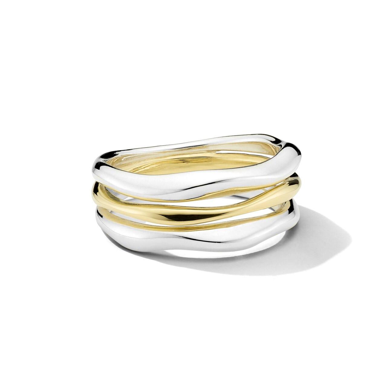 Ippolita Chimera Triple-Band Squiggle Ring