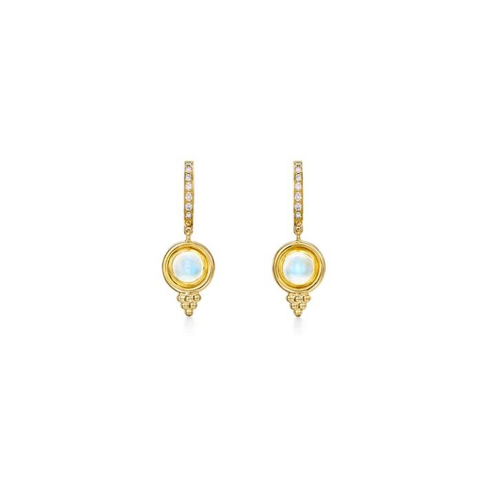 Temple St Clair 18K Classic Temple Earrings