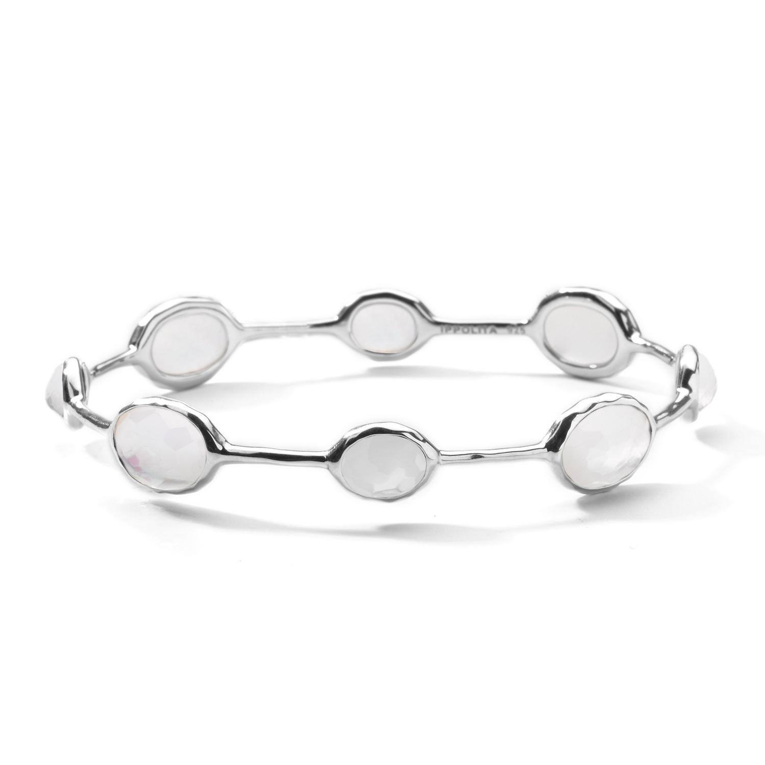 Ippolita Sterling Silver Mother of Pearl Station Bangle_2