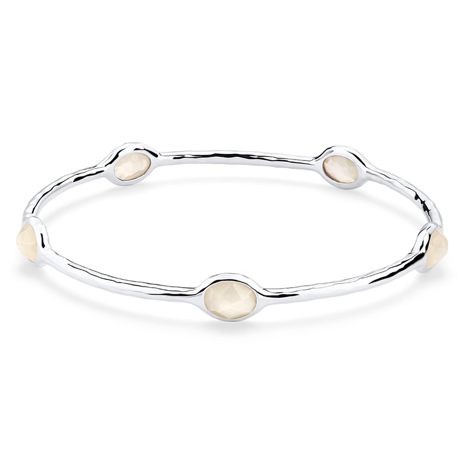 Ippolita Sterling Silver & Mother Of Pearl Staition Bangle