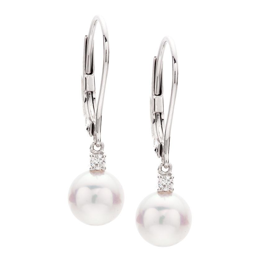 Mikimoto Pearl & Diamond Earrings_2