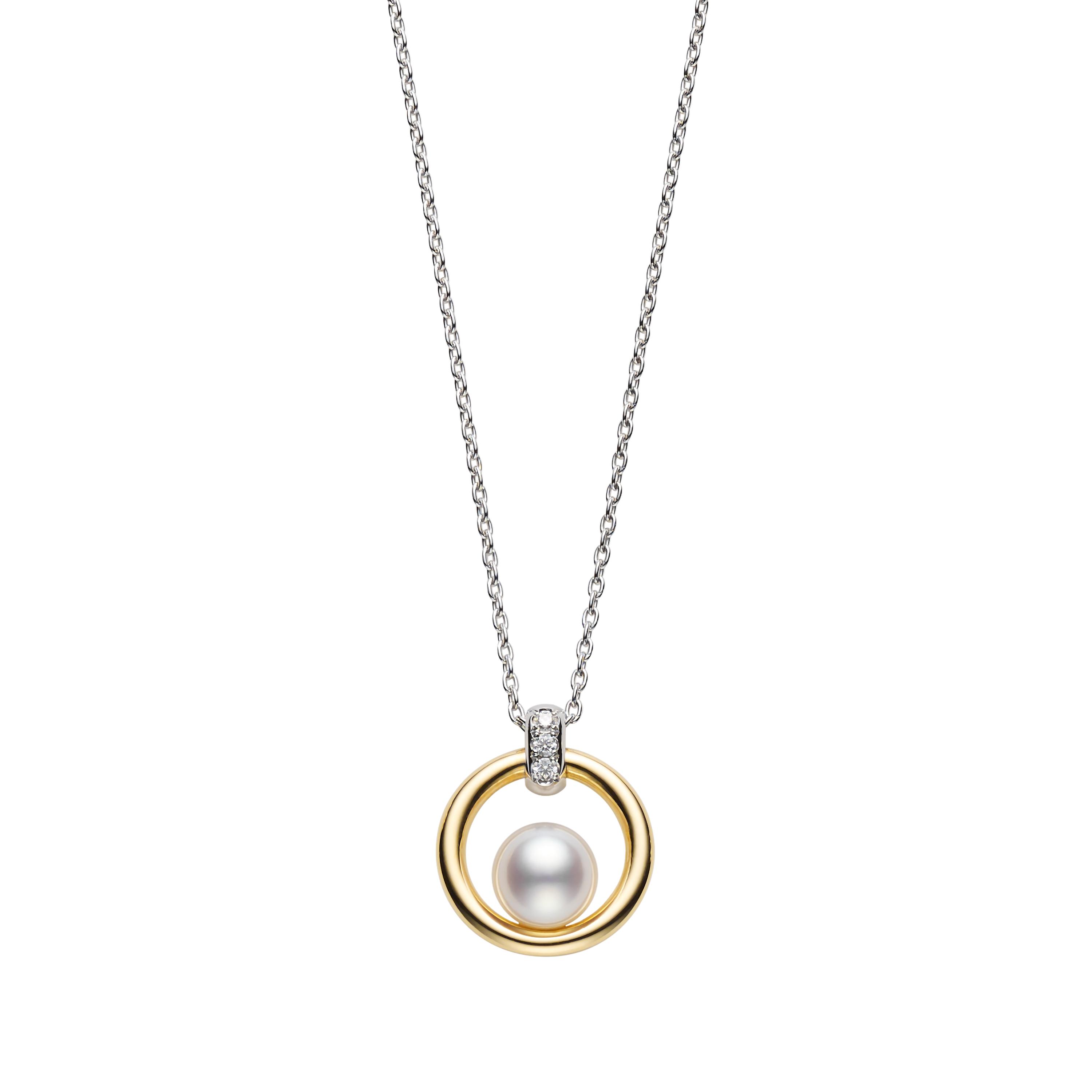 Mikimoto pearl  pendant | Front View