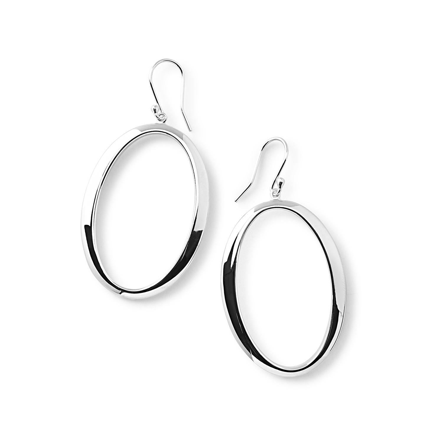 Ippolita Sterling Silver Open Oval Drop Earrings