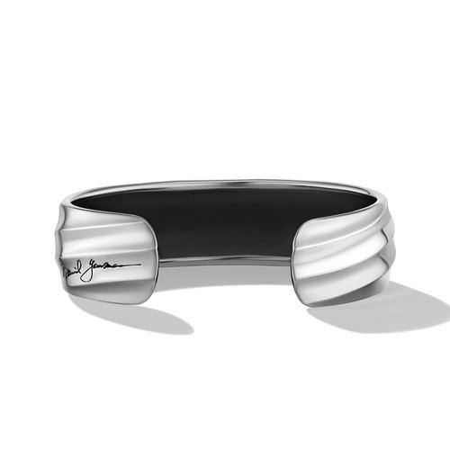 David Yurman Cable Edge Cuff Bracelet in Recycled Sterling Silver