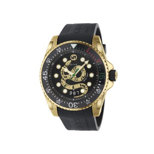 Gucci Dive Watch with Snake Motif