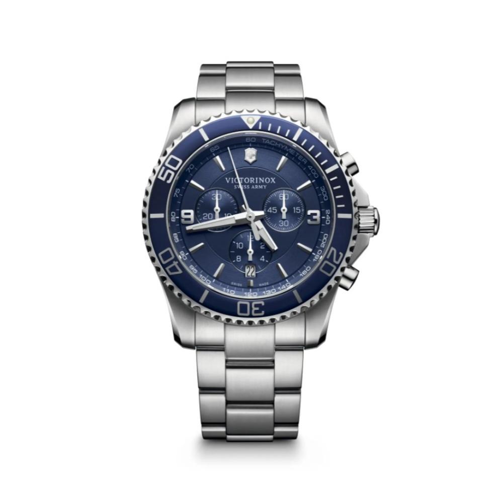 Victorinox Swiss Army Maverick Chronograph Gents Timepiece, Blue