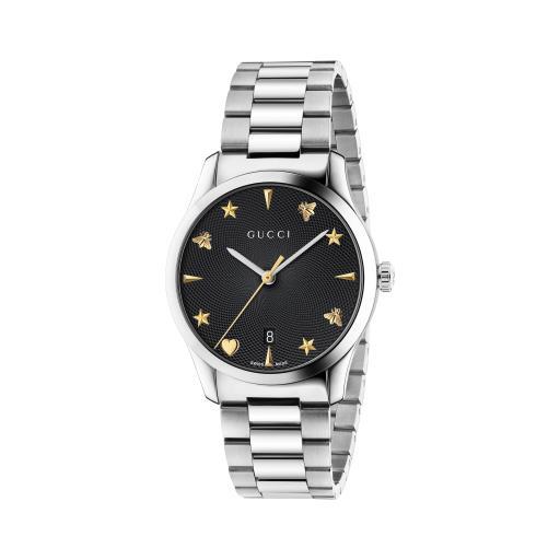 Gucci G-Timeless steel bracelet watch