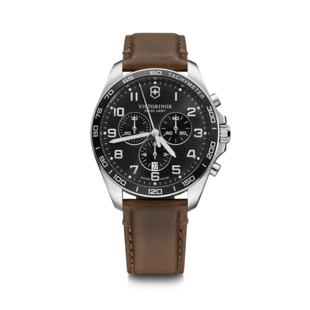 Victorinox Swiss Army FieldForce Classic Chrono Gent's Timepiece with Leather Strap