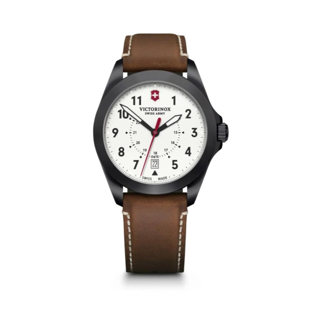 Victorinox Swiss Army Swiss Army Heritage Gents Timepiece, White and Brown