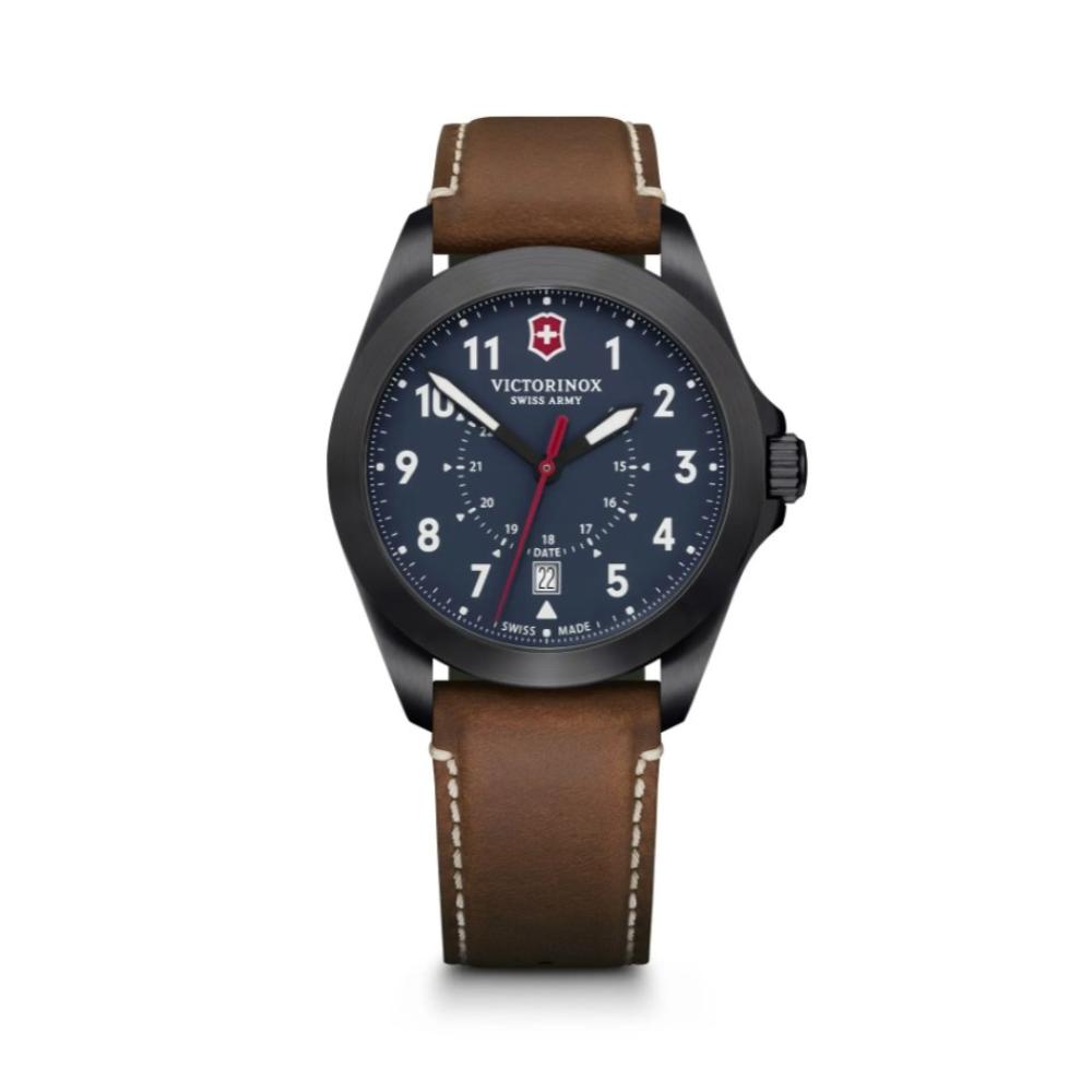 Victorinox Swiss Army Swiss Army Heritage Gents Timepiece, Blue and Brown