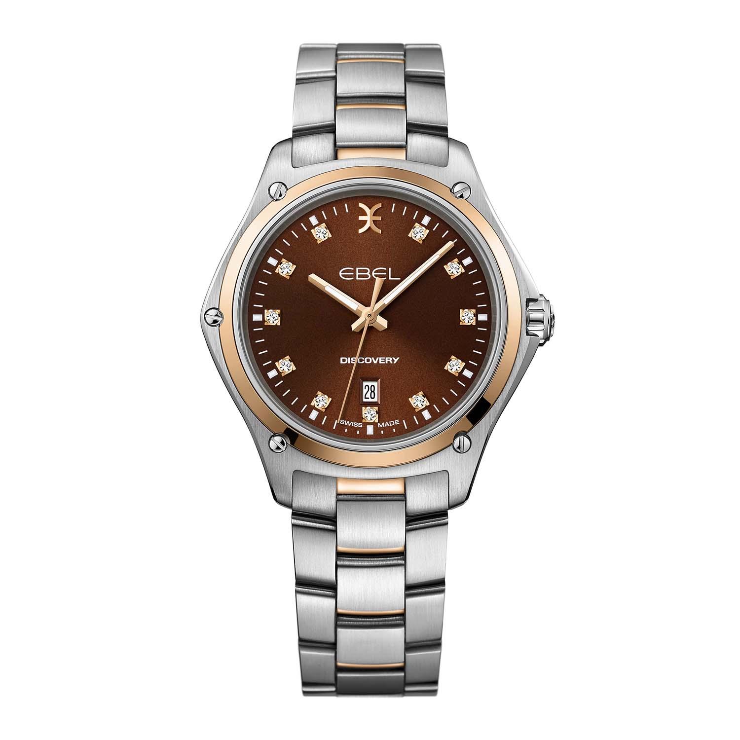 Ebel Discovery Ladies Watch with Brown Dial