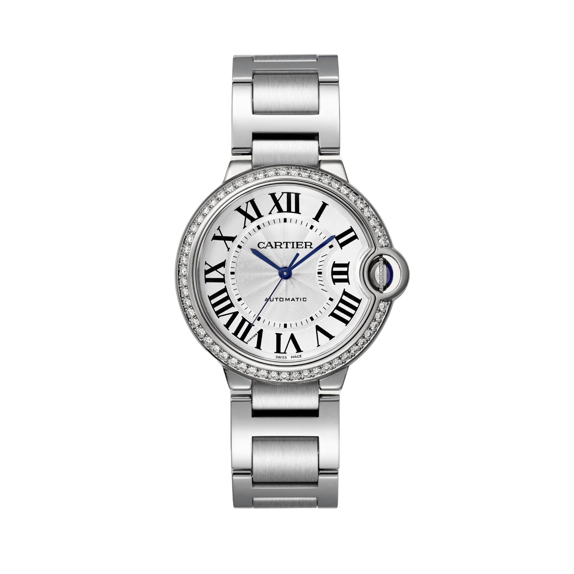 Ballon Bleu de Cartier Watch with Diamonds, 36mm