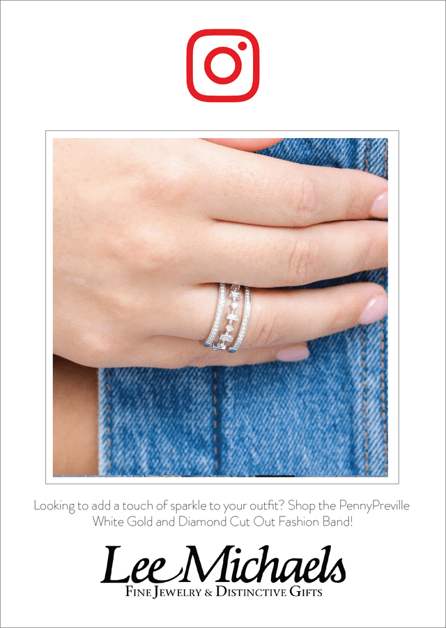Penny Preville Diamond Ring, as seen on Instagram