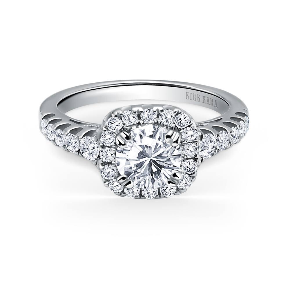 Kirk Kara Diamond Semi-Mount Engagement Ring