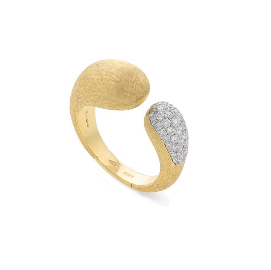 Marco Bicego Yellow & White Gold Lucia Domed Diamond Ring