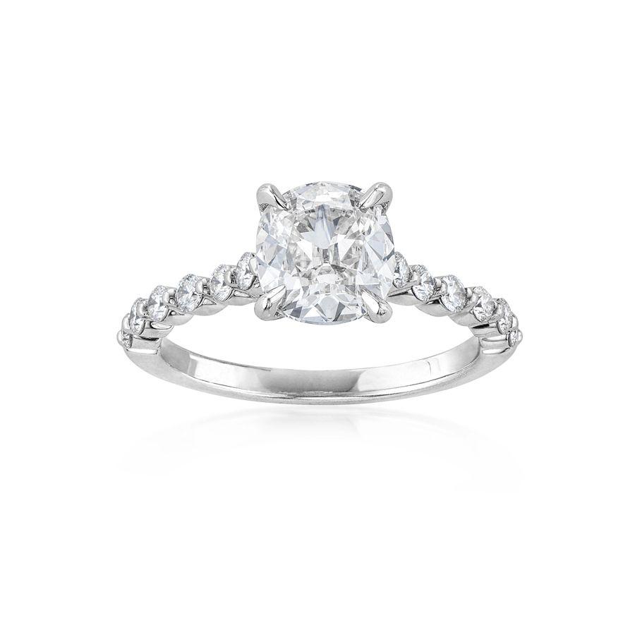 1.66 CT Cushion Diamond Engagement Ring