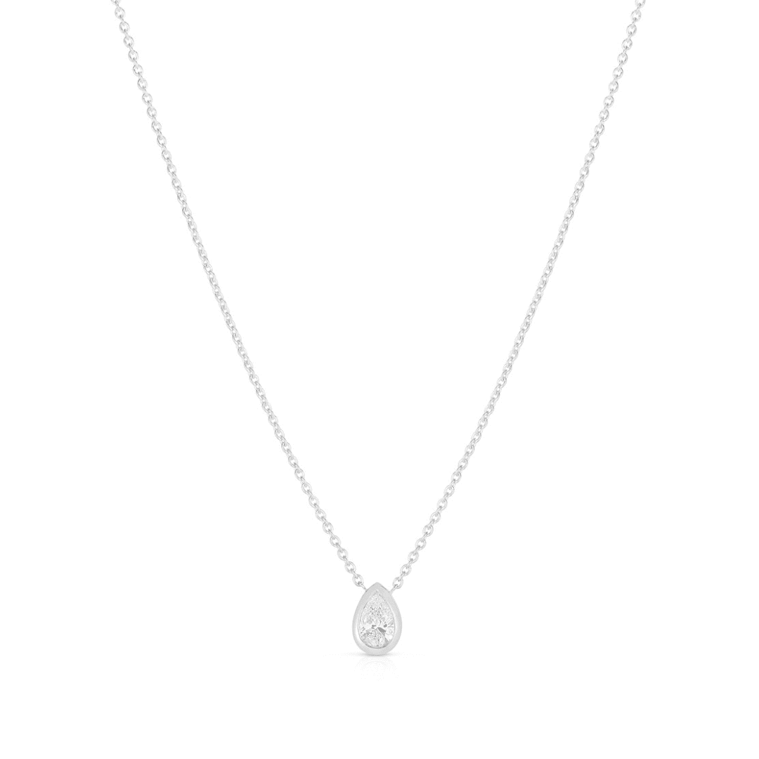 Roberto Coin Diamonds by the inch Pear Cut Diamond Necklace