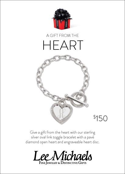 Advertised Engravable Heart Toggle Bracelet